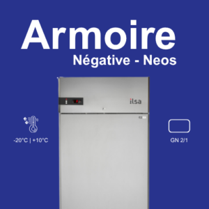 Conçue pour une congélation fiable et performante, l’armoire négative ANF7X2520 d’ILSA, distribuée par Gastromachines SA, garantit une conservation optimale entre -20°C et -10°C. Sa structure en inox AISI 304 assure une hygiène irréprochable et une durabilité à toute épreuve, même en usage intensif. Dotée d’un système de froid ventilé, d’un dégivrage automatique et d’une isolation haute densité, elle allie efficacité énergétique et confort d’utilisation. Un choix professionnel pour préserver la qualité et la sécurité de vos produits surgelés.